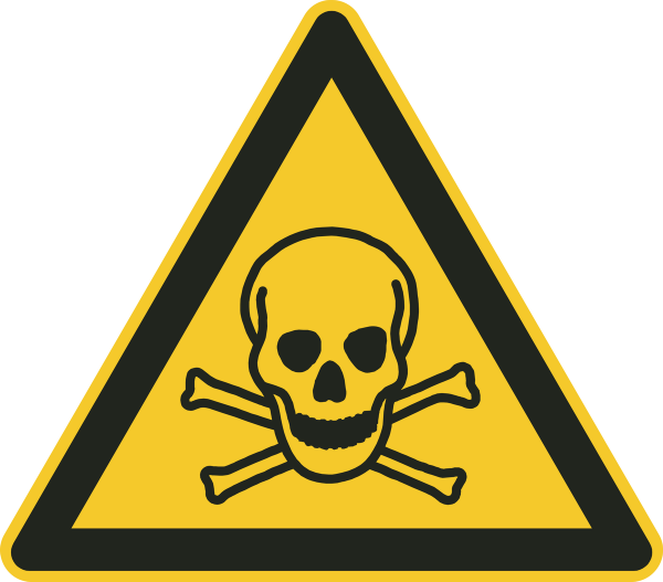 Warnzeichen Aufkleber DIN ISO 7010